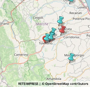 Mappa Viale Bruno Buozzi, 62029 Tolentino MC, Italia (23.90385)