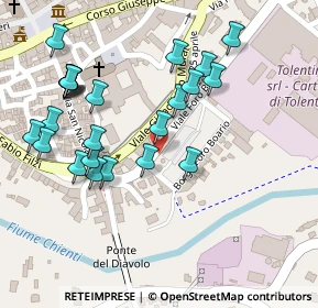 Mappa Via Foro Boario, 62029 Tolentino MC, Italia (0.13333)