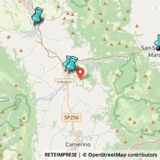 Mappa Frazione Collina, 62022 Castelraimondo MC, Italia (6.68)