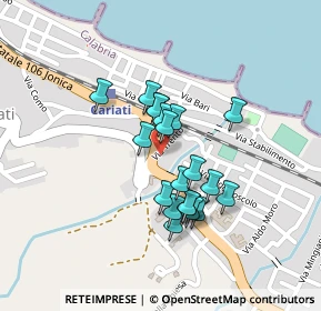 Mappa Via Venezia, 87062 Cariati CS, Italia (0.181)