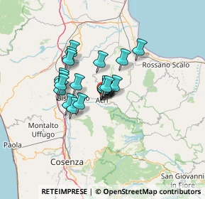 Mappa 87041 Acri CS, Italia (9.8185)