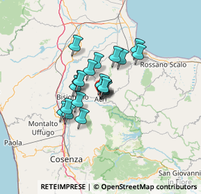 Mappa Via Cristoforo Colombo, 87041 Acri CS, Italia (9.3605)