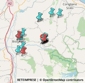 Mappa Via Cristoforo Colombo, 87041 Acri CS, Italia (5.7175)