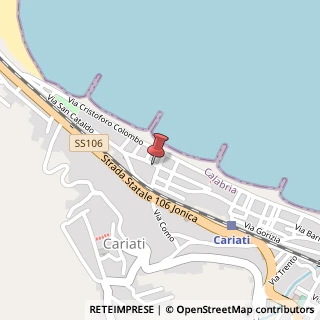 Mappa Via Piave, 3A, 87062 Cariati, Cosenza (Calabria)