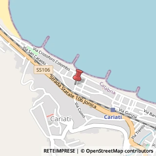 Mappa Via Nettuno,  27, 87062 Cariati, Cosenza (Calabria)
