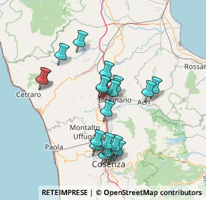 Mappa Contrada Imperatore - Z.I, 87043 Bisignano CS, Italia (14.401)