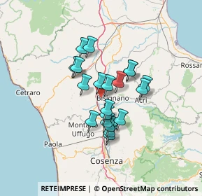 Mappa Contrada Imperatore - Z.I, 87043 Bisignano CS, Italia (10.653)