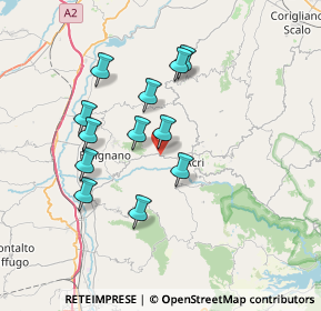 Mappa Contrada Timpone Morte, 87041 Acri CS, Italia (6.89583)