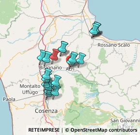Mappa Via Gioacchino da Fiore, 87041 Acri CS, Italia (13.268)