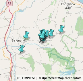 Mappa Via Gioacchino da Fiore, 87041 Acri CS, Italia (2.93583)