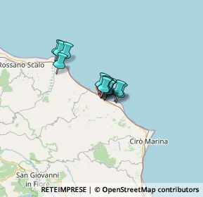 Mappa Via Rione Scoglio, 87062 Cariati CS, Italia (6.87462)