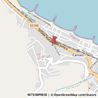 Mappa Via Fischia, 3, 87062 Cariati, Cosenza (Calabria)