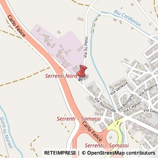 Mappa Via Nazionale, 354, 09027 Serrenti, Medio Campidano (Sardegna)