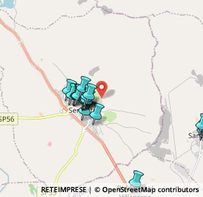 Mappa Strada Comunale Fontana Nuova, 09027 Serrenti SU, Italia (1.905)