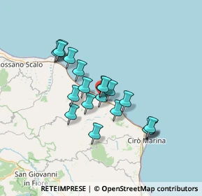 Mappa Via Gorizia, 87062 Cariati CS, Italia (11.87263)