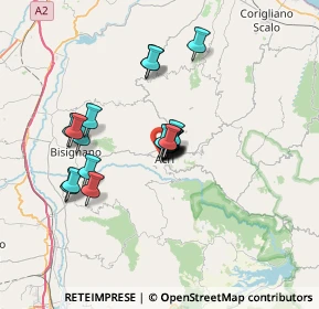 Mappa Via John Lennon, 87041 Acri CS, Italia (5.576)