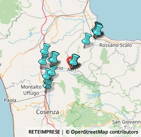 Mappa Via John Lennon, 87041 Acri CS, Italia (12.096)