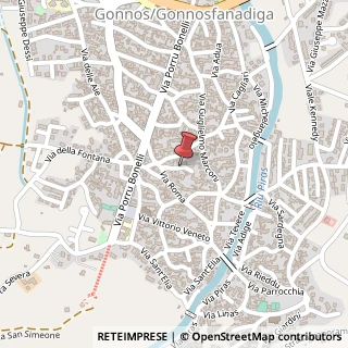 Mappa Vico I Roma, 18, 09035 Gonnosfanadiga VS, Italia, 09035 Gonnosfanadiga, Medio Campidano (Sardegna)