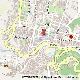 Mappa Piazza Giacomo Matteotti, 87041 Acri CS, Italia, 87041 Acri, Cosenza (Calabria)
