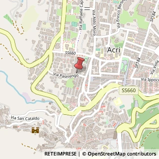 Mappa Via Pastrengo, 8, 87041 Acri, Cosenza (Calabria)