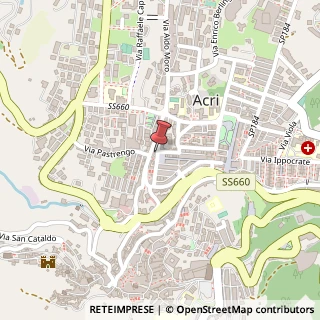 Mappa Piazza matteotti, 87041 Acri, Cosenza (Calabria)