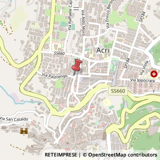 Mappa Via Pastrengo, 2, 87041 Acri, Cosenza (Calabria)