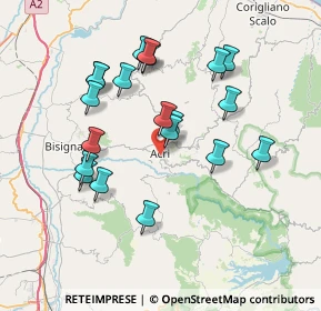 Mappa Via F. Gullo, 87041 Acri CS, Italia (7.68)