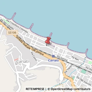 Mappa Via Matteotti, 64, 87062 Cariati, Cosenza (Calabria)