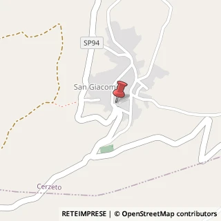 Mappa Via Chiesa Matrice, 28, 87040 Cerzeto, Cosenza (Calabria)
