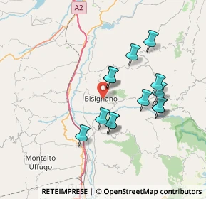 Mappa Via Vritta, 87043 Bisignano CS, Italia (6.87692)