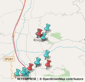 Mappa Via Vritta, 87043 Bisignano CS, Italia (6.5075)