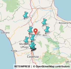 Mappa Via Vritta, 87043 Bisignano CS, Italia (13.37091)