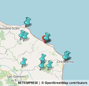 Mappa Piazzetta Fabio Friozzi, 87062 Cariati CS, Italia (15.83643)