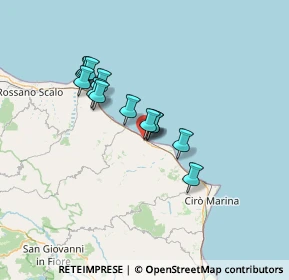 Mappa Piazzetta Fabio Friozzi, 87062 Cariati CS, Italia (11.66)