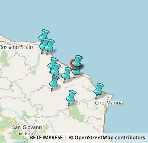 Mappa Largo Plebiscito, 87062 Cariati CS, Italia (10.8125)