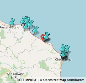 Mappa Via Campanile, 87062 Cariati CS, Italia (16.814)