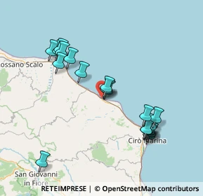 Mappa Via Stazione, 87062 Cariati CS, Italia (16.9445)