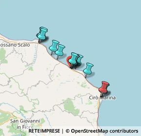 Mappa Via Stazione, 87062 Cariati CS, Italia (10.7325)