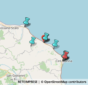 Mappa Via Stazione, 87062 Cariati CS, Italia (14.04692)