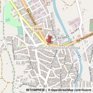 Mappa Piazza Verdi, 4, 09035 Gonnosfanadiga, Medio Campidano (Sardegna)