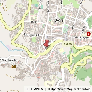 Mappa Via delle Filande, 18, 87041 Acri, Cosenza (Calabria)