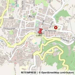 Mappa Via Vincenzo Padula, 202, 87041 Acri, Cosenza (Calabria)