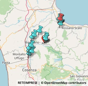 Mappa Via V. Molinari, 87041 Acri CS, Italia (12.402)