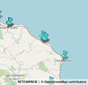 Mappa Via Basilicata, 87062 Cariati CS, Italia (32.53611)