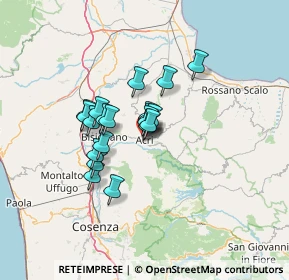 Mappa Via Campo Sportivo, 87041 Acri CS, Italia (9.895)