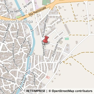 Mappa Viale Kennedy, 70, 09035 Gonnosfanadiga, Medio Campidano (Sardegna)