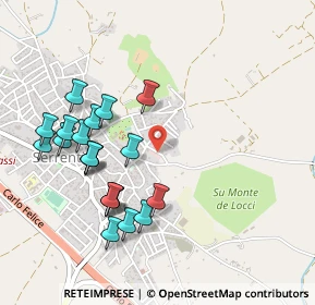 Mappa Via Enrico Fermi, 09027 Serrenti SU, Italia (0.5565)