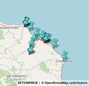 Mappa Via Grazia Deledda, 87062 Cariati CS, Italia (10.863)