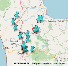 Mappa Via Maddalena, 87041 Acri CS, Italia (16.049)