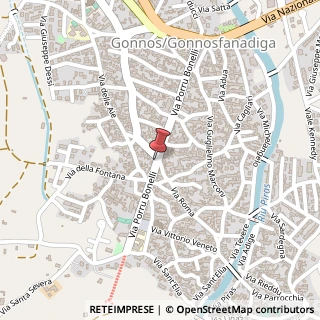 Mappa Via Porru Bonelli, 146, 09035 Gonnosfanadiga, Medio Campidano (Sardegna)